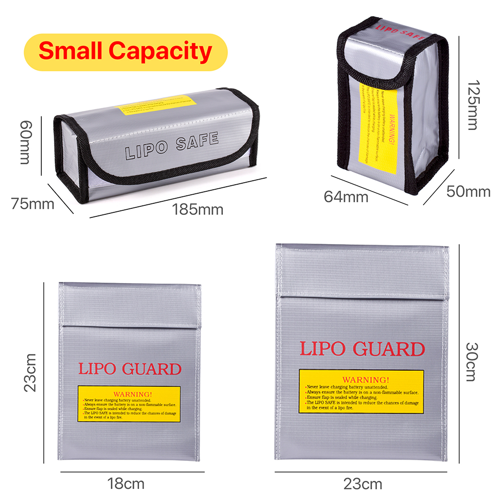 Drone Battery Bag - Lipo Guard Battery Safe Bag Fireproof