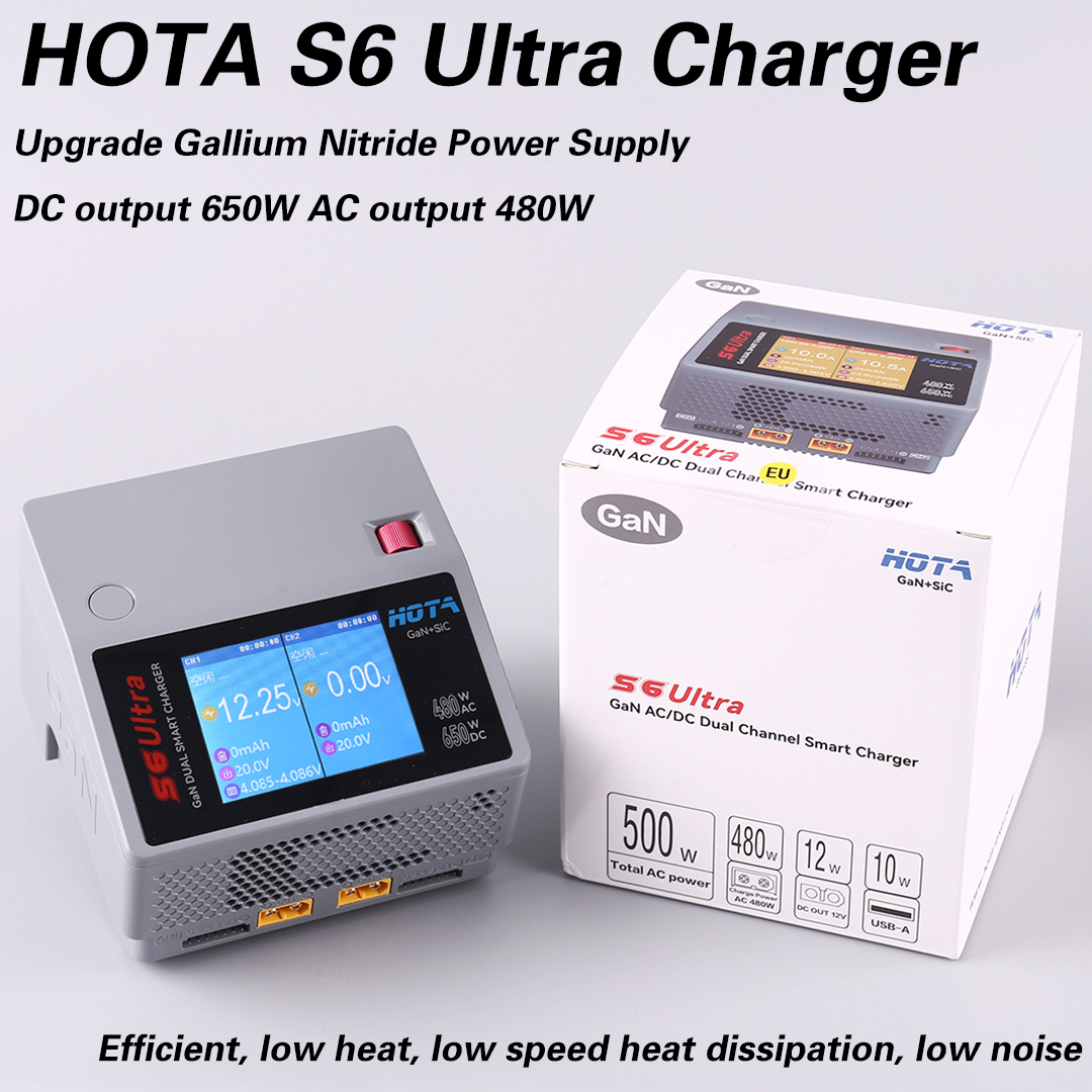 Drone Battery Charger - HOTA S6 Ultra Gallium Nitride Model