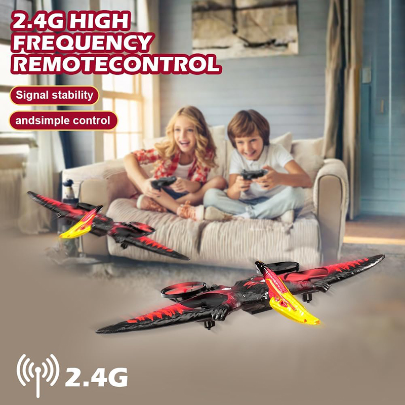 Drone Battery Alarm - RC Plane Pterosaur 2.4G 6-Axis Gyro