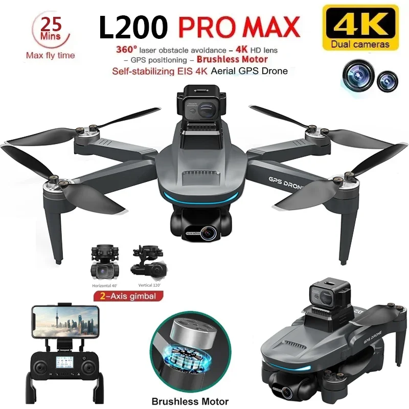 L200 PRO MAX Drone 4K 2-Axis P - Drone Battery Case review and price