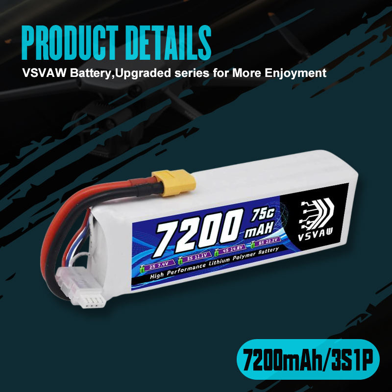 VSVAW 3S Lipo Battery 11.1V 72 - Drone Battery Plate review and price