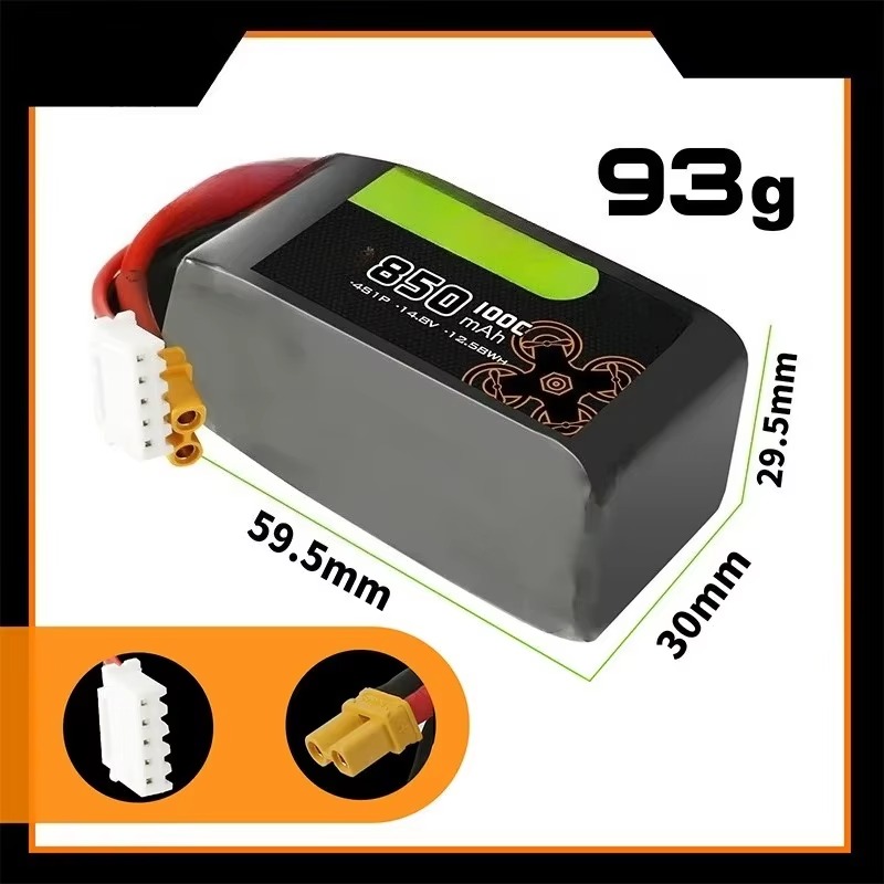 For OVONIC 14.8V 850mAh 4S 100 - Drone Battery 4S review and price