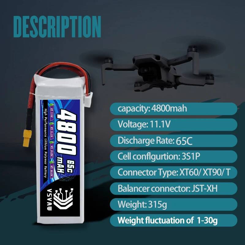 VSVAW 3S Lipo Battery for FPV  - Drone Battery Plate review and price