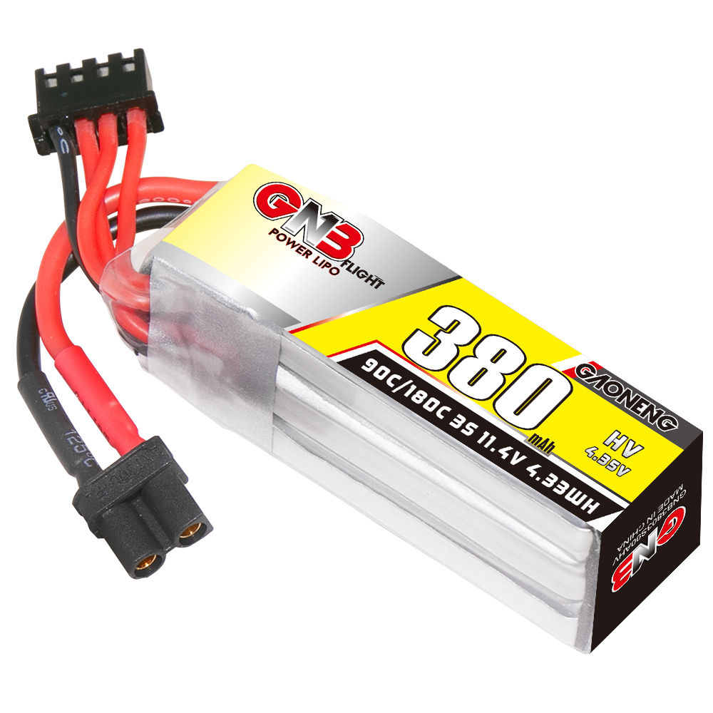 GNB GAONENG 3S 11.4V HV 380mah - Drone Battery High Voltage review and price