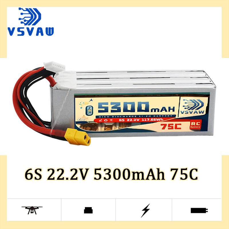 VSVAW 6S 5300mAh Lipo Battery  - Drone Battery 6S review and price