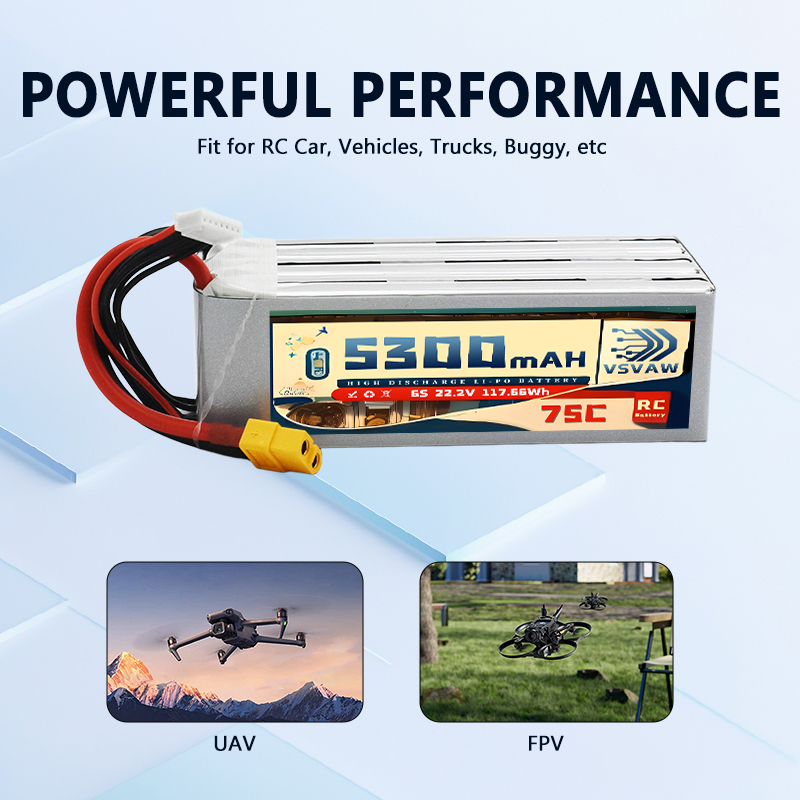 VSVAW 6S 5300mAh Lipo Battery  - Drone Battery 6S review and price