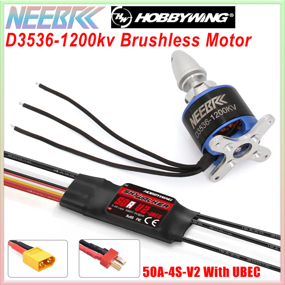 3536 1200KV Brushless Motor 2- - Drone Battery 4S review and price