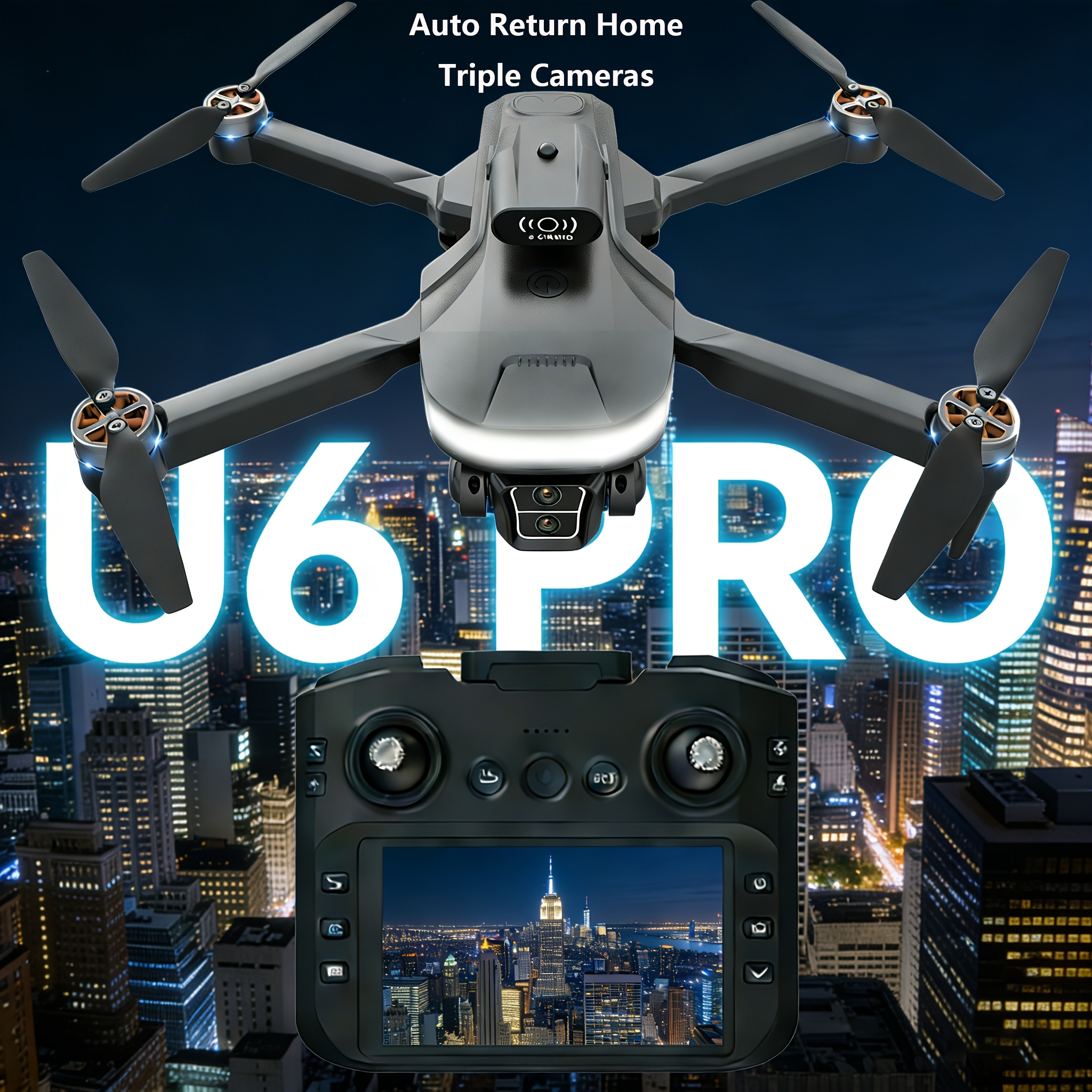 U6 Drone with Brushless Motor, - Drone Battery Smart review and price