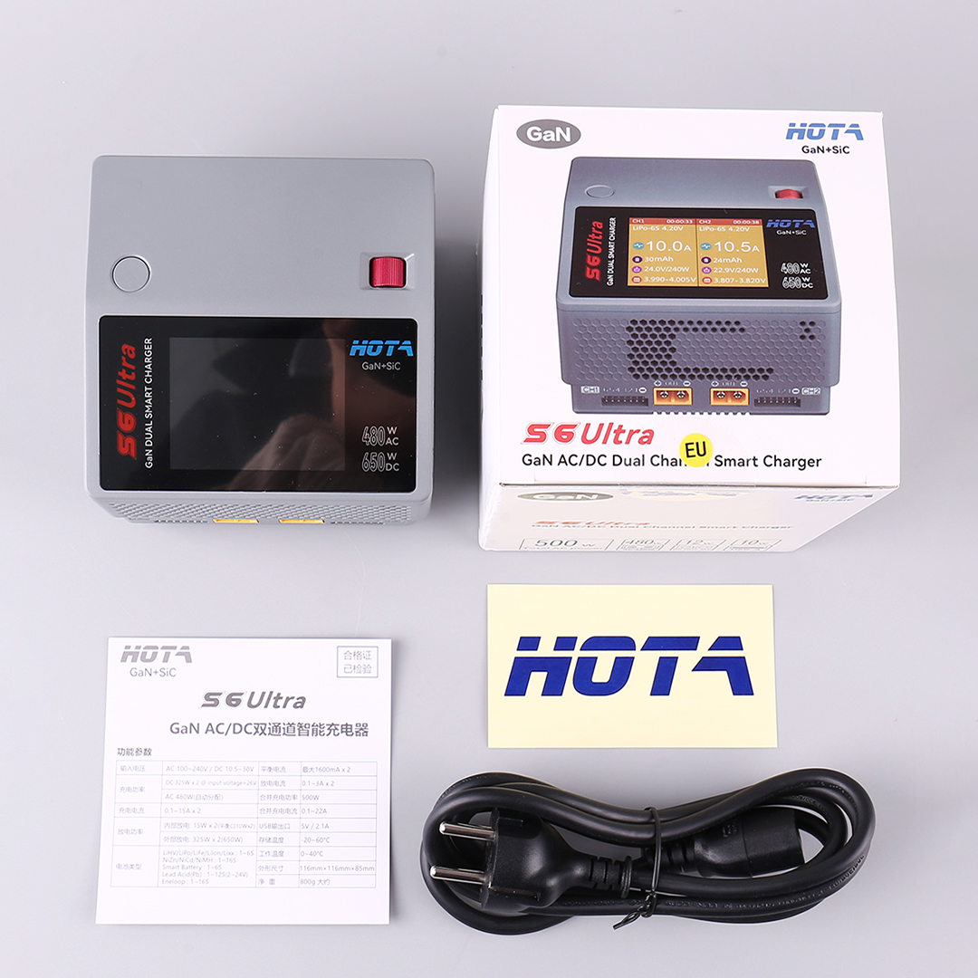 HOTA S6 Ultra Gallium Nitride  - Drone Battery Charger review and price