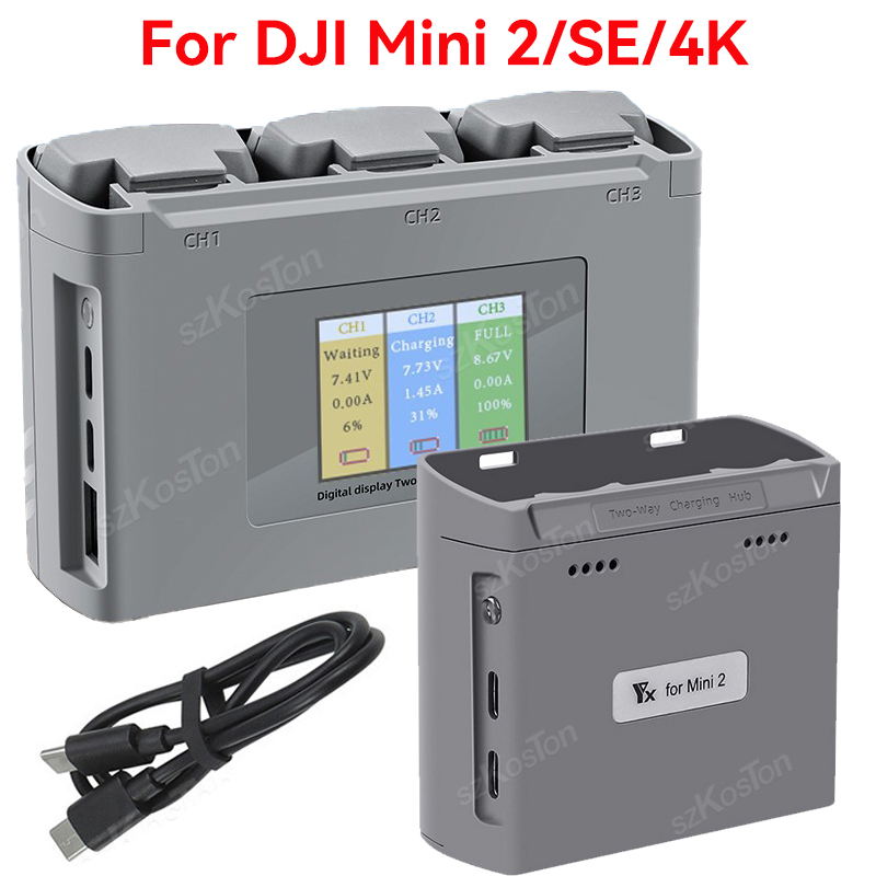 For DJI Mavic Mini 2/SE Mini 4 - Drone Battery Balance Charger review and price