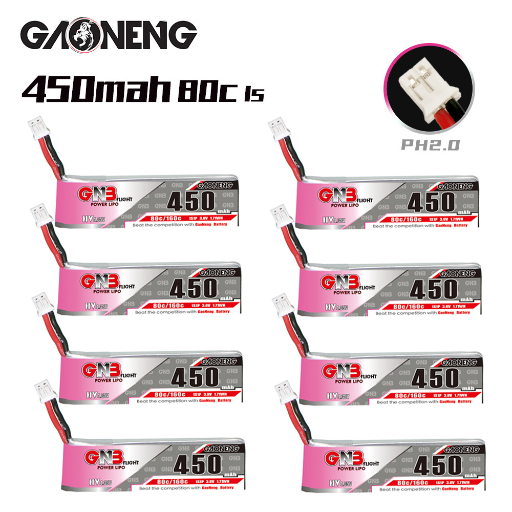 GNB HV 1S 3.8V 450mAh 80C/160C - Drone Battery Plate review and price