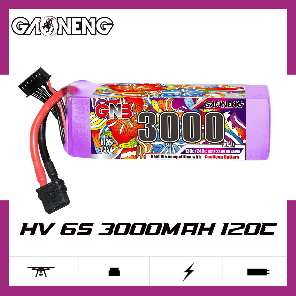 Original GNB HV 6S 22.8V 3000m - Drone Battery 6S review and price