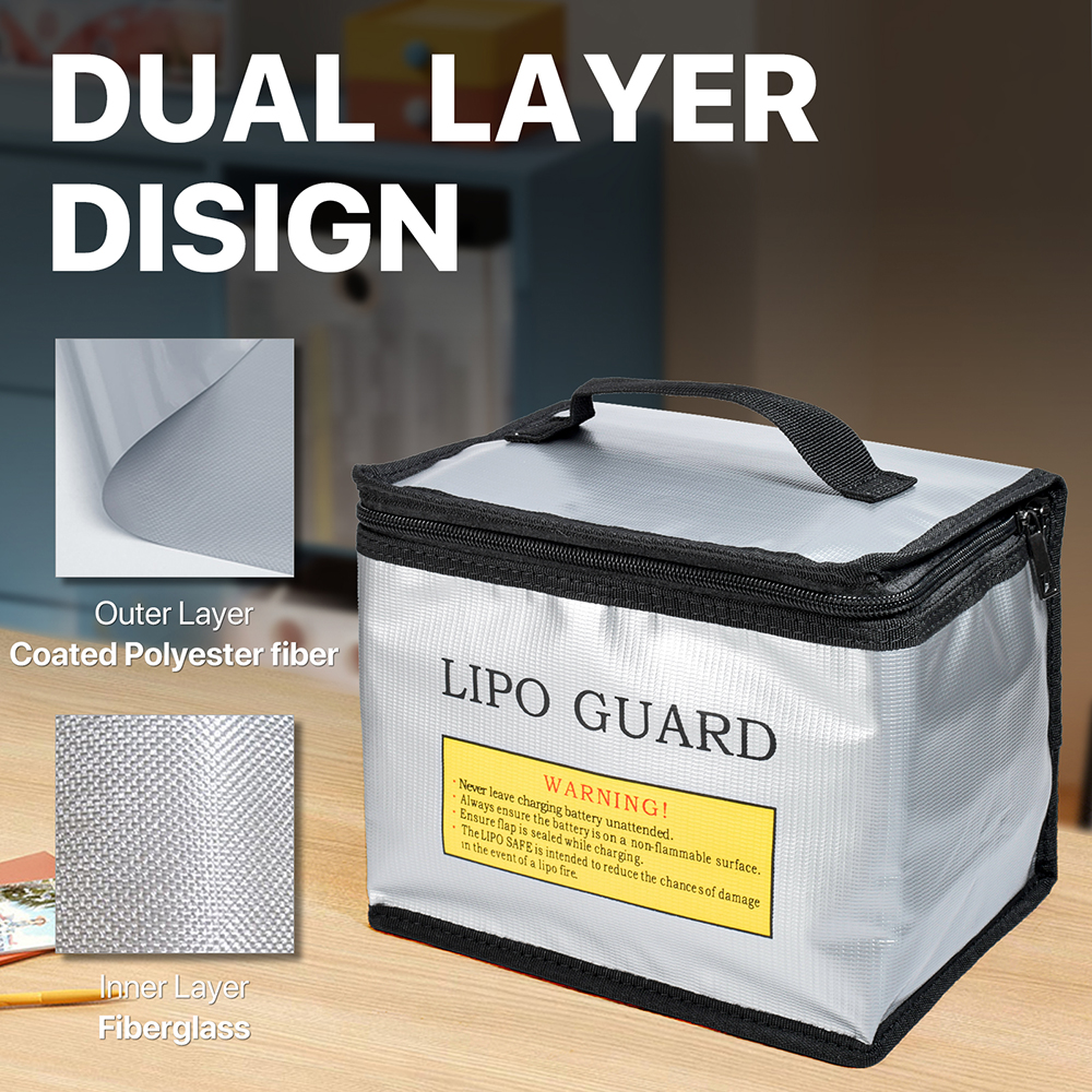 Lipo Guard Safety Bag Fireproo - Drone Battery Bag review and price
